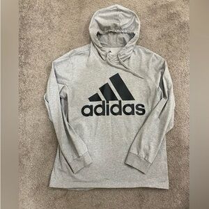 Mens Adidas Shirt Hoodie size Large